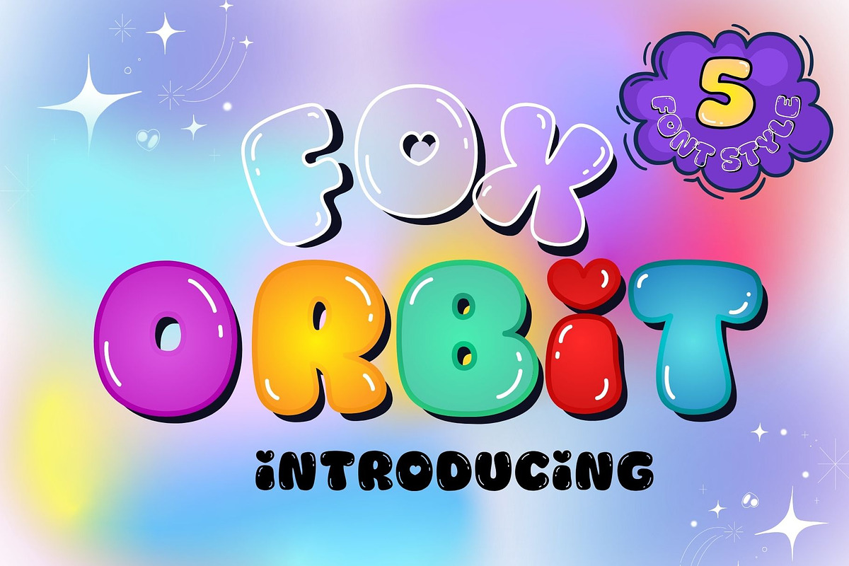 Fox Orbit Font, a Symbol Font by Fox7 By Rattana (Photo 1 of 15)