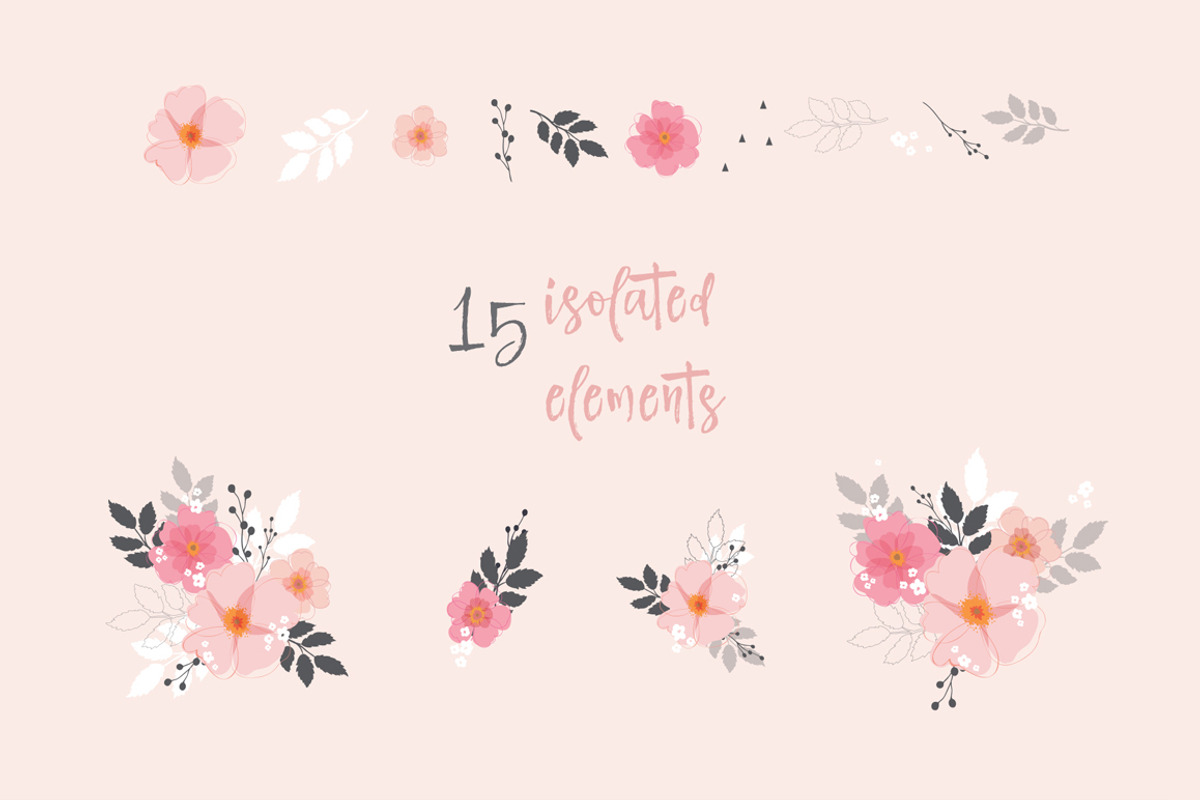 Spring Set - templates, lettering..., a Poster Template by Anna's Lettering (Photo 5 of 7)
