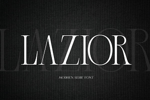 Lazior | Contemporary Serif Typeface