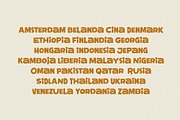 Corn Side Display Modern Font, a Slab Serif Font by RantautypeStudio (Thumbnail 5 of 13)