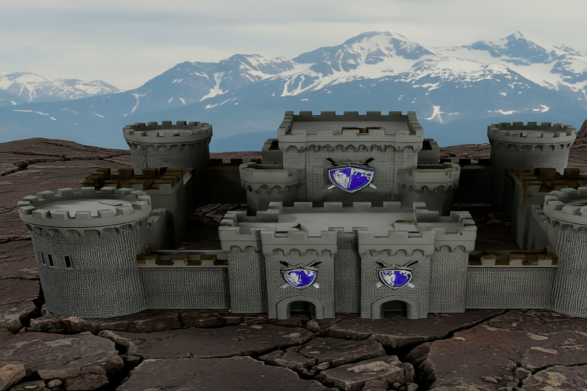 Medieval Stone Fortress Castle, an Architecture 3D Model by Temer (Photo 2 of 5)