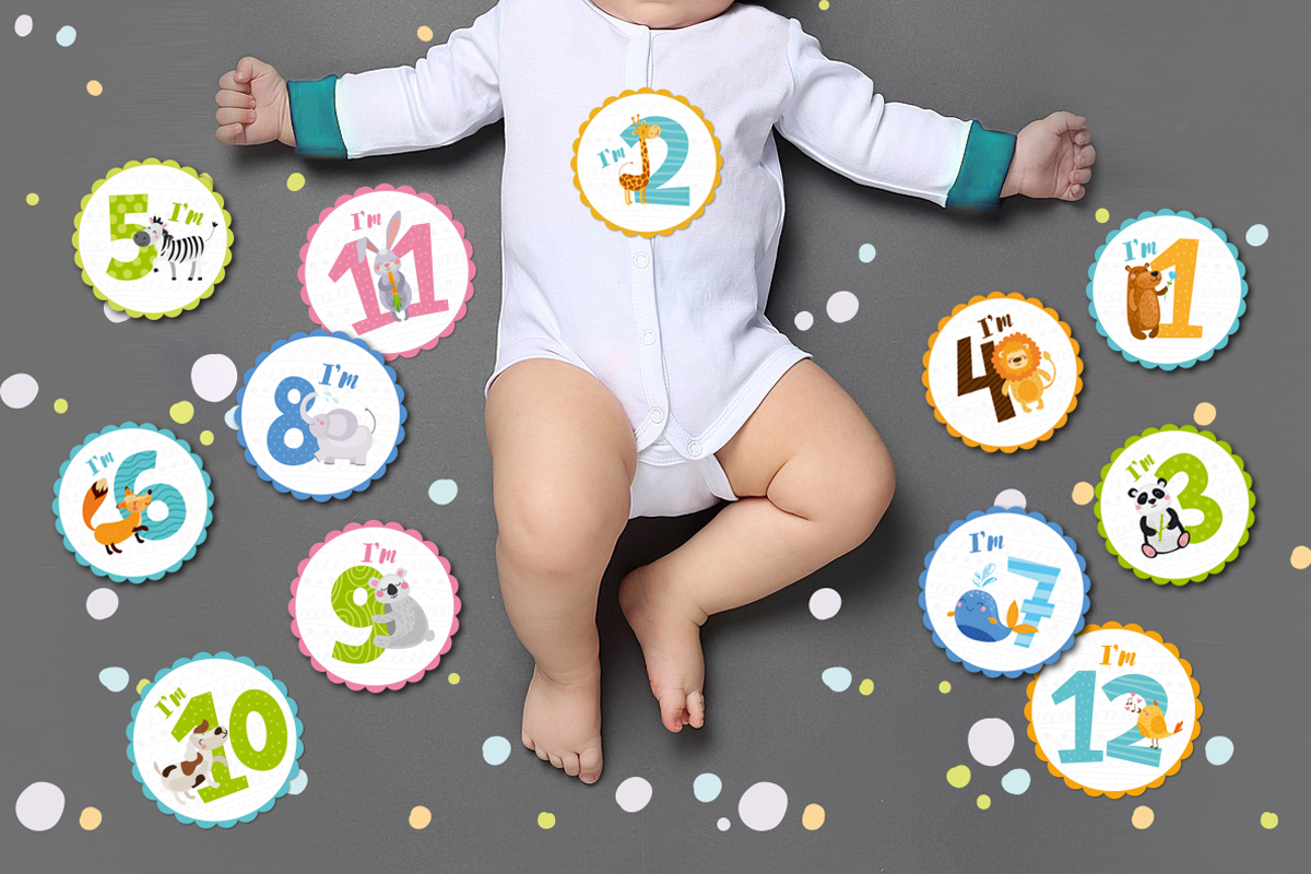 Cute kids set with animals, an Animal Illustration by martynmarin (Photo 2 of 6)