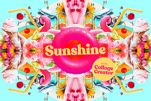 Sunshine - Retro Summer Cut-Outs