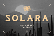 Solara - Hand Drawn Southwest Font, a Handwritten Font by Surplus Type Co (Thumbnail 1 of 11)