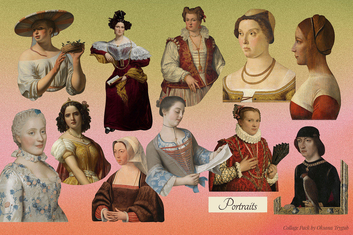 Vintage Museum Collage Elements Pack, an Object Graphic by Oksana Trygub (Photo 17 of 29)