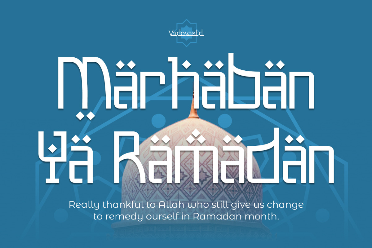 Calima – Islamic Style Display Font, a Script Font by Vadovastd (Photo 4 of 7)