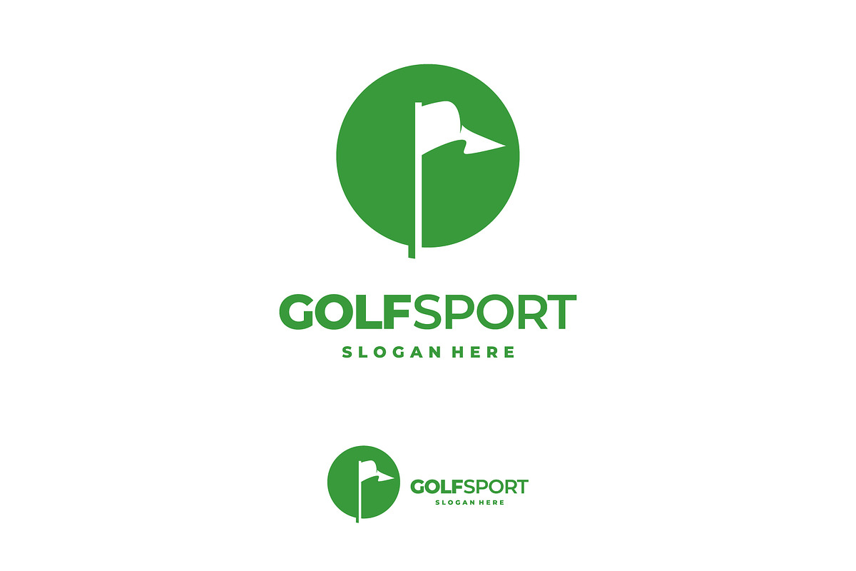Set of Iconic Golf logo designs, a Design Template by Lucky Creative (Photo 2 of 5)