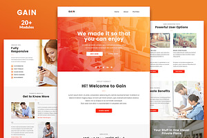 Gain Email Template Builder