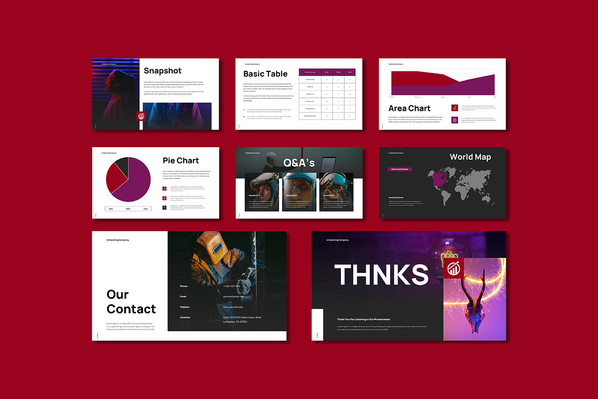 Business Presentation Powerpoint, a Presentation Template by VanillineGraph (Photo 4 of 5)