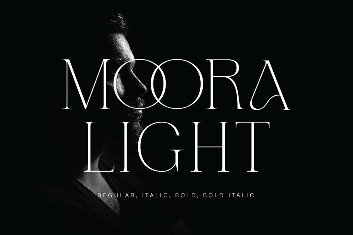 MOORA LIGHT, a Serif Font by rmdndsign (Photo 1 of 7)