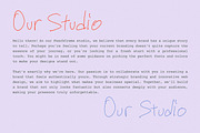 Stockholm Moderne // Casual Font, a Handwritten Font by PeachCreme (Thumbnail 3 of 12)