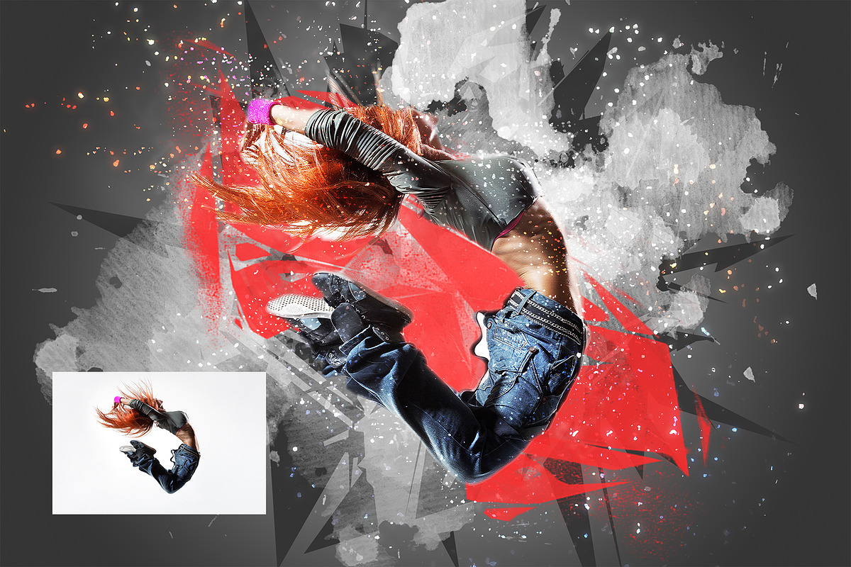 Poster Maker photoshop action, an Action Add-On by Design Forest (Photo 10 of 10)