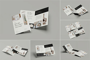 A4 Bi-Fold Brochure Mockup Vol 2, an Advertising Mockup by zpackcreative