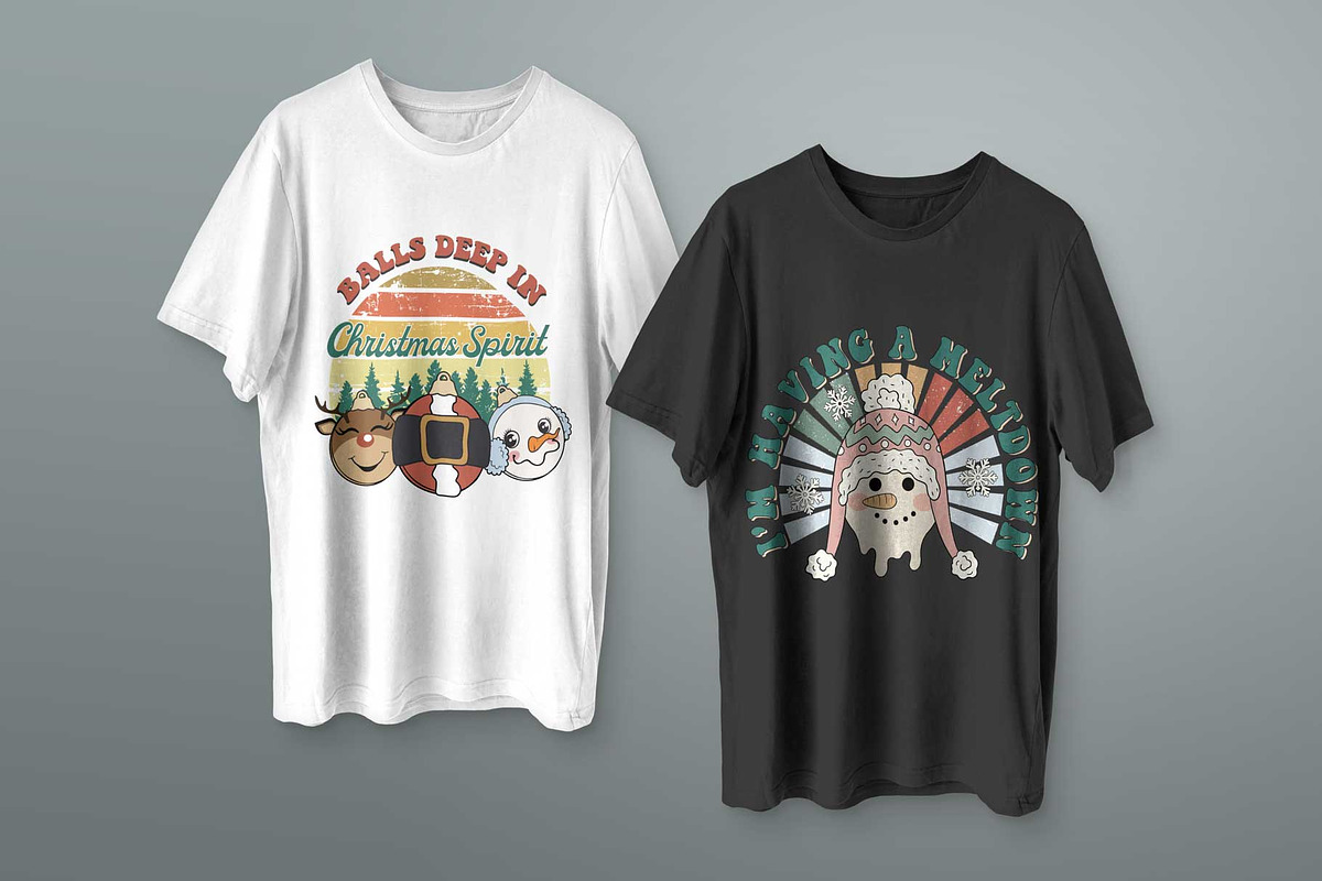 Retro Western Christmas Bundle PNG, an Illustration by ROJI CREATOR (Photo 5 of 7)