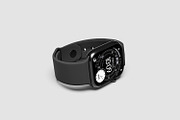 Apple Watch Mockup, a Wearable Device Mockup by seramoe (Thumbnail 4 of 5)