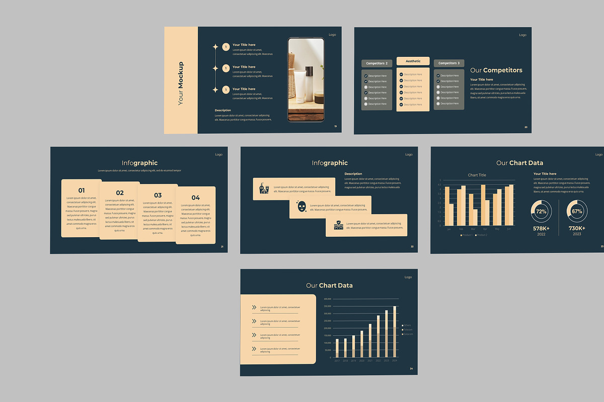 Aesthetic Power Point Template, a Presentation Template by Recreative (Photo 5 of 6)