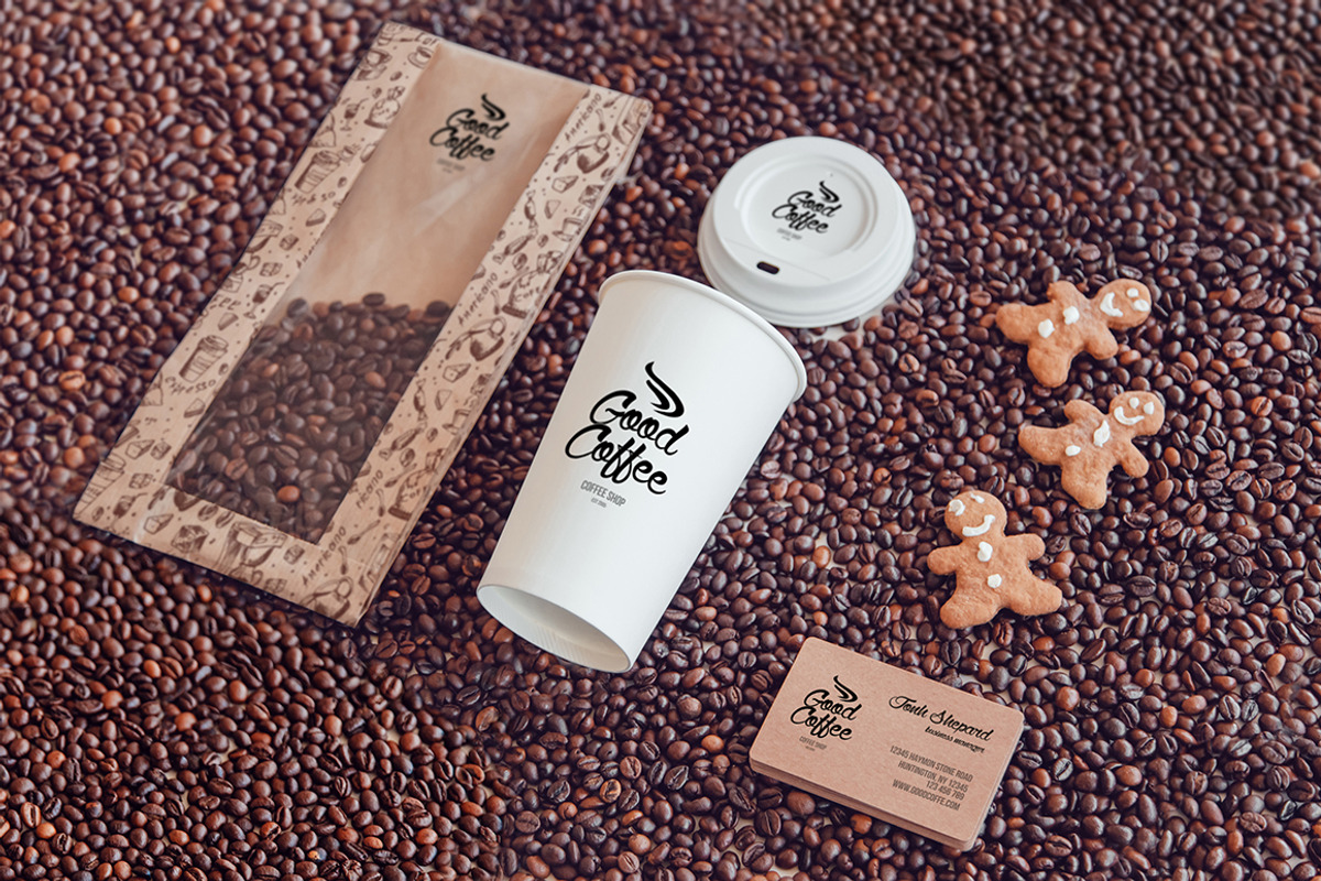 Coffee Branding Mock-up, a Cups & Container Mockup by Freeman Studio (Photo 5 of 16)