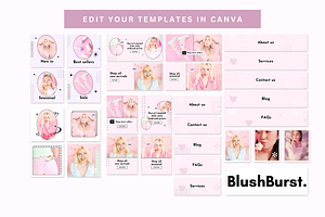 Blush Pink Shopify Website Banners