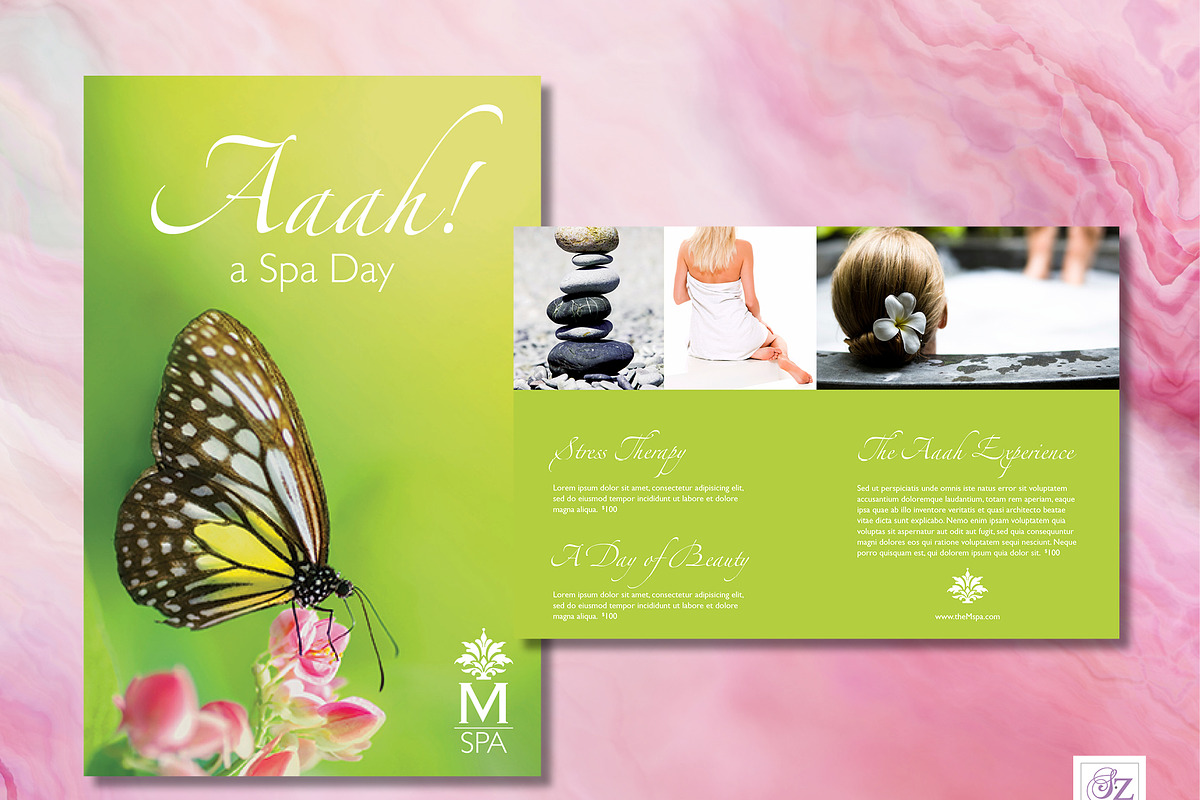 Spa Brochure Template, a Templates & Theme by SZ Studio Design (Photo 2 of 4)