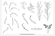 Romantic Leaves Collection, a Pattern Graphic by Youandigraphics (Thumbnail 9 of 19)