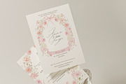 Blush Pink Watercolor Floral Bows, a Decorative Illustration by Veris Studio (Thumbnail 3 of 15)