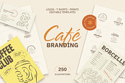 Whimsical Cafe & Bakery Branding Kit, a Branding & Logo Template by Vasya Kobelev (Thumbnail 1 of 19)
