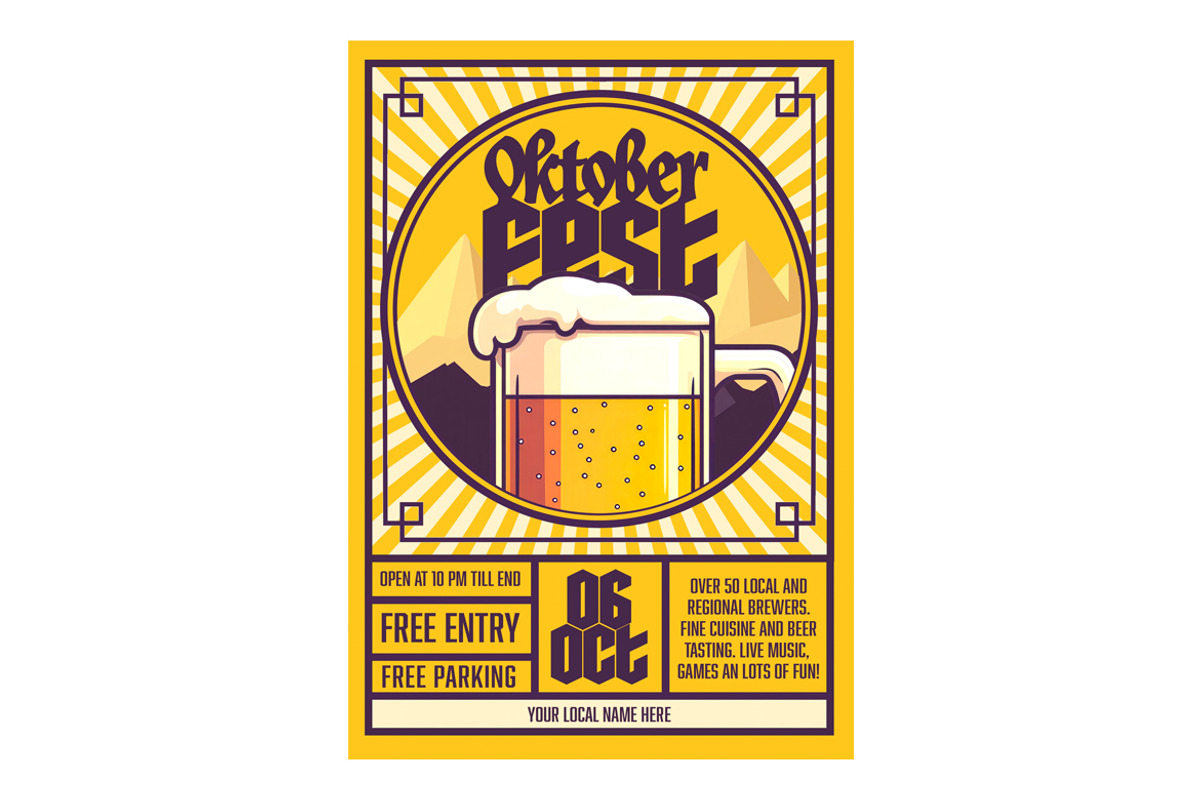 Social Media & Print Set Oktoberfest, a Print Template by McLittle Stock (Photo 4 of 5)