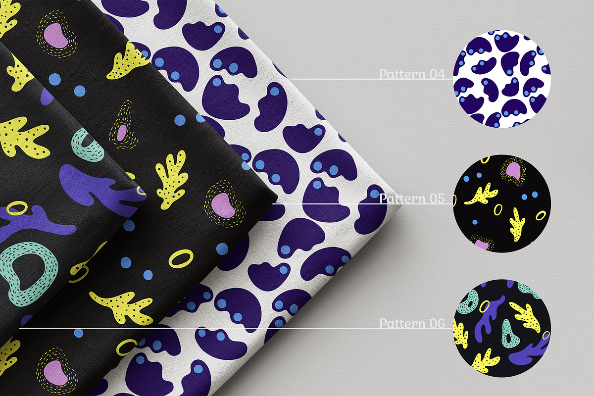 Bold Abstract Seamless Pattern Set, a Pattern Graphic by Asya Melkonyan Patterns (Photo 4 of 16)