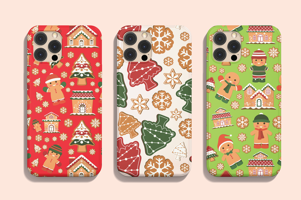 Christmas Ginger Illustration Set, a Seasonal Illustration by Kohesif Studio (Photo 10 of 11)