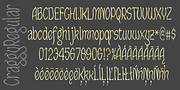 Craggy, a Handwritten Font by Ingrimayne Type (Thumbnail 7 of 9)