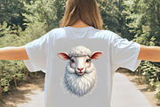 Christmas Funny Sheep Clipart, an Illustration by CrexoraLab (Thumbnail 5 of 5)