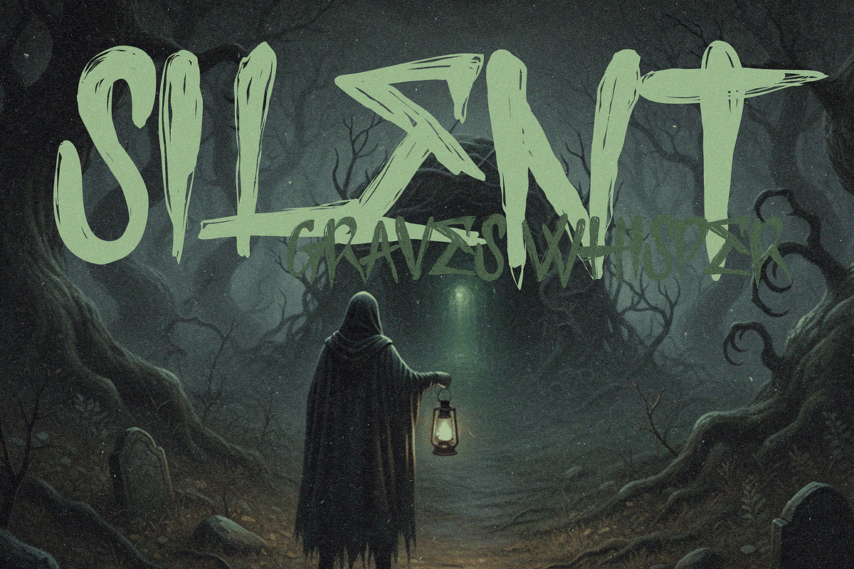 Dark Whispers — Horror Font, a Handwritten Font by Enxyclo Studio (Photo 10 of 11)