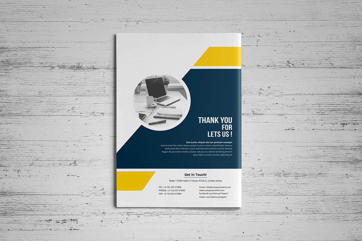 Annual Report Template V10, a Brochure Template by JanySultana (Photo 13 of 18)
