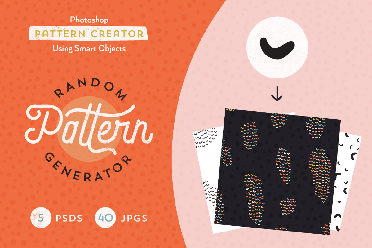 Random Pattern Generator, a Pattern Graphic by Anugraha Design