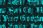 Avestrava Tattoo Blackletter, a Blackletter Font by ilhamtaro (Thumbnail 6 of 12)