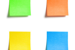 Set of colorful sticky notes, a School & Education Photo by BOOCYS