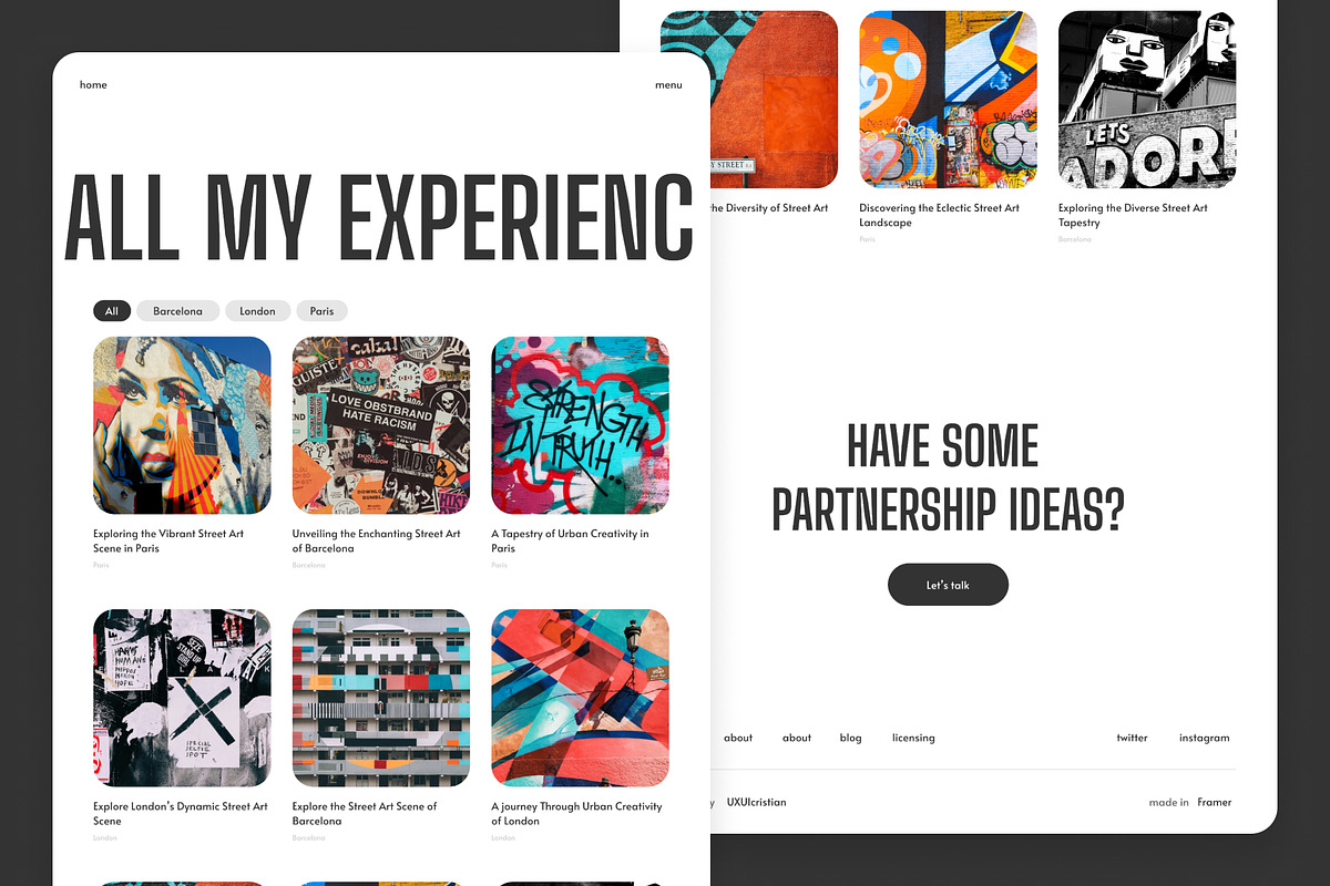 ArtSpotter - Framer Template, a Landing Page Template by 123 UXUI (Photo 2 of 4)