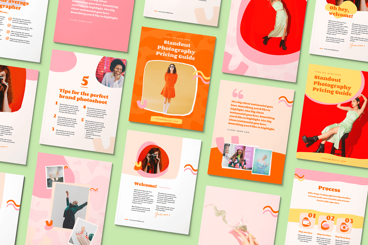 Bright Photography Pricing Template, a Brochure Template by Kurly Creative (Photo 11 of 12)