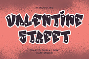 Valentine Street, a Handwritten Font by HATFSTUDIO (Thumbnail 1 of 8)