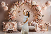 23 Moon Bloom Digital Backdrops, a Background Graphic by 3Motional (Thumbnail 6 of 8)