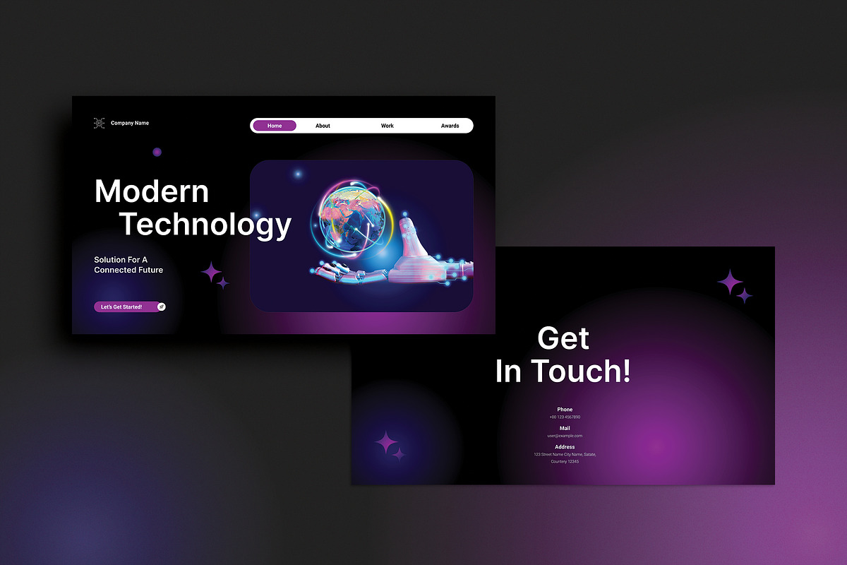 Modern Technology Company Profile, a Presentation Template by Spark_Creative (Photo 9 of 10)