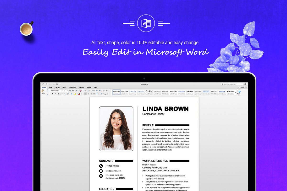 Functional & Chronological Resume, a Resume Template by ResumeInventor (Photo 5 of 6)