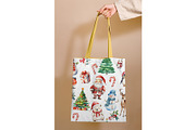 Watercolor christmas clipart, winter, an Object Graphic by KomtsyanTatyanaArt (Thumbnail 4 of 5)