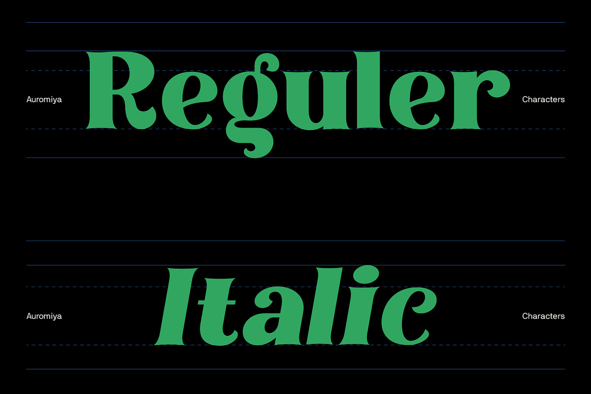 Auromiya - Modern Serif Font, a Serif Font by Koplexs Studio (Photo 13 of 13)