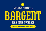 CS Bargent – Slab Serif Font, a Slab Serif Font by Craft Supply Co. (Thumbnail 1 of 8)