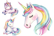 Unicorn Clipart, an Illustration by CitraGraphics (Thumbnail 3 of 5)