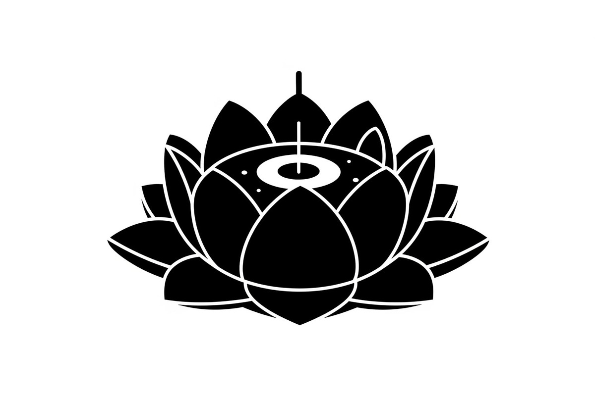 Lotus Flower Silhouette Vector Bundl, an Illustration by Creativeshirt (Photo 37 of 51)