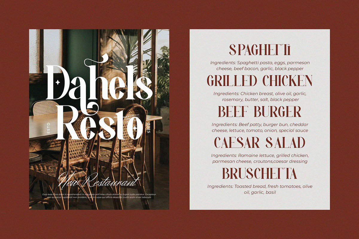 Vendita || Modern Elegant Serif Font, a Sans Serif Font by Ermedia Studio (Photo 2 of 10)