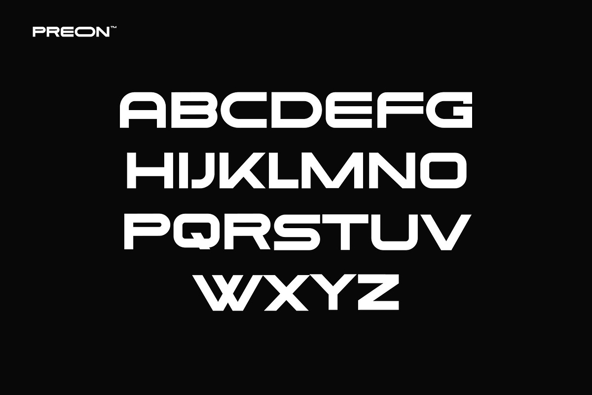 PREON - DISPLAY FONT, a Sans Serif Font by Ideal Eksis (Photo 3 of 10)