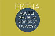 ERTHA by Abby Leighton, a Font by Abby Leighton Studio (Thumbnail 3 of 3)